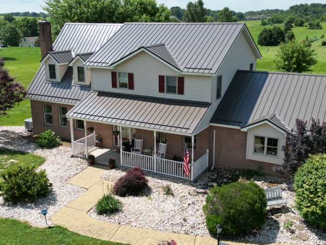 Metal roofing project by Platinum Home Exteriors