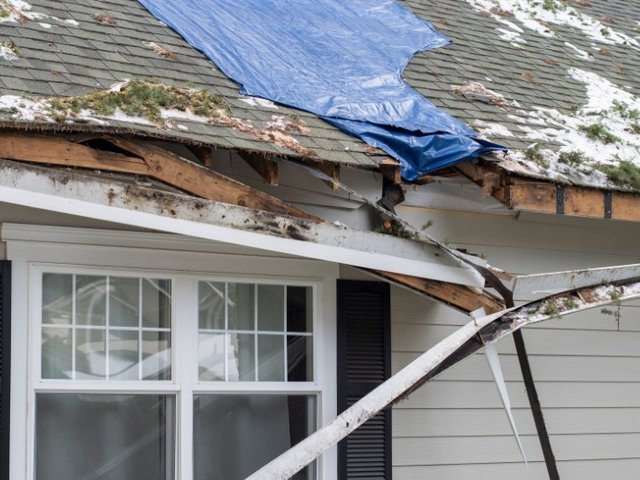 Storm damage roof repair by Platinum Home Exteriors